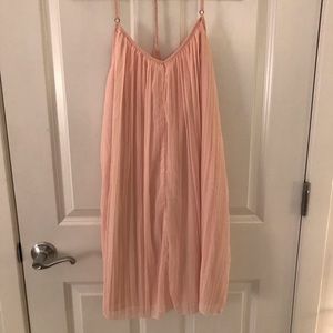 Light Pink chiffon Abercrombie and Fitch dress
